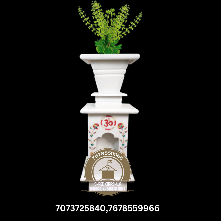 Marble Tulsi Stand